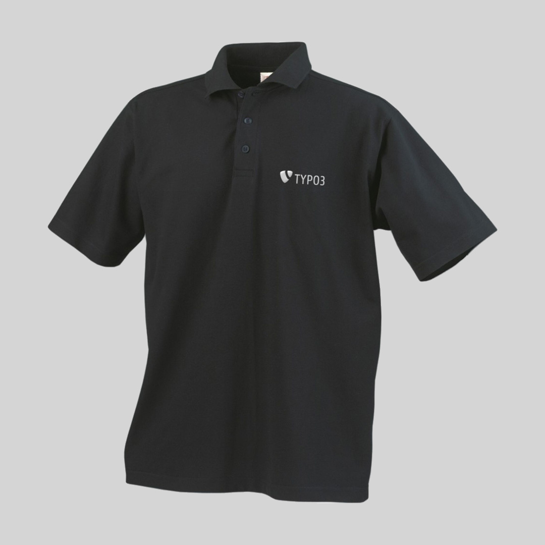 TYPO3 Men's Polo Shirt "inspiring people to share"