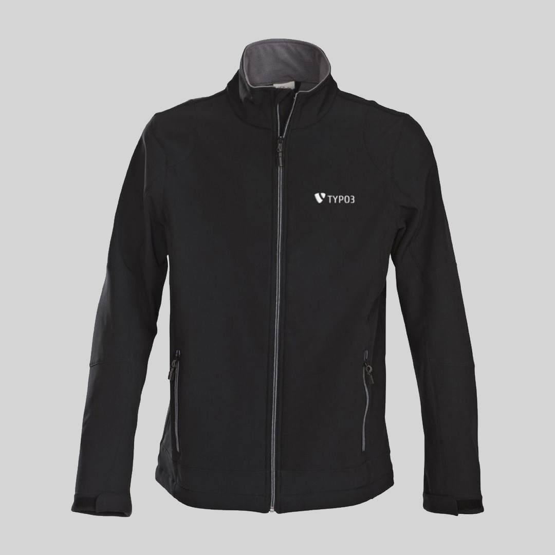 TYPO3 Men's Softshell Jacket "Inspiring people to share"