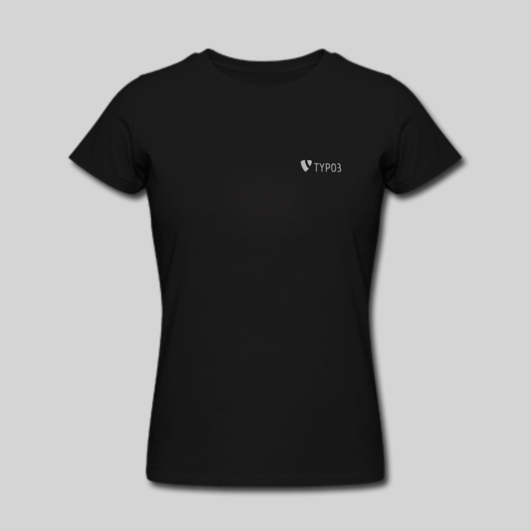 TYPO3 Ladies T-Shirt "inspiring people to share"