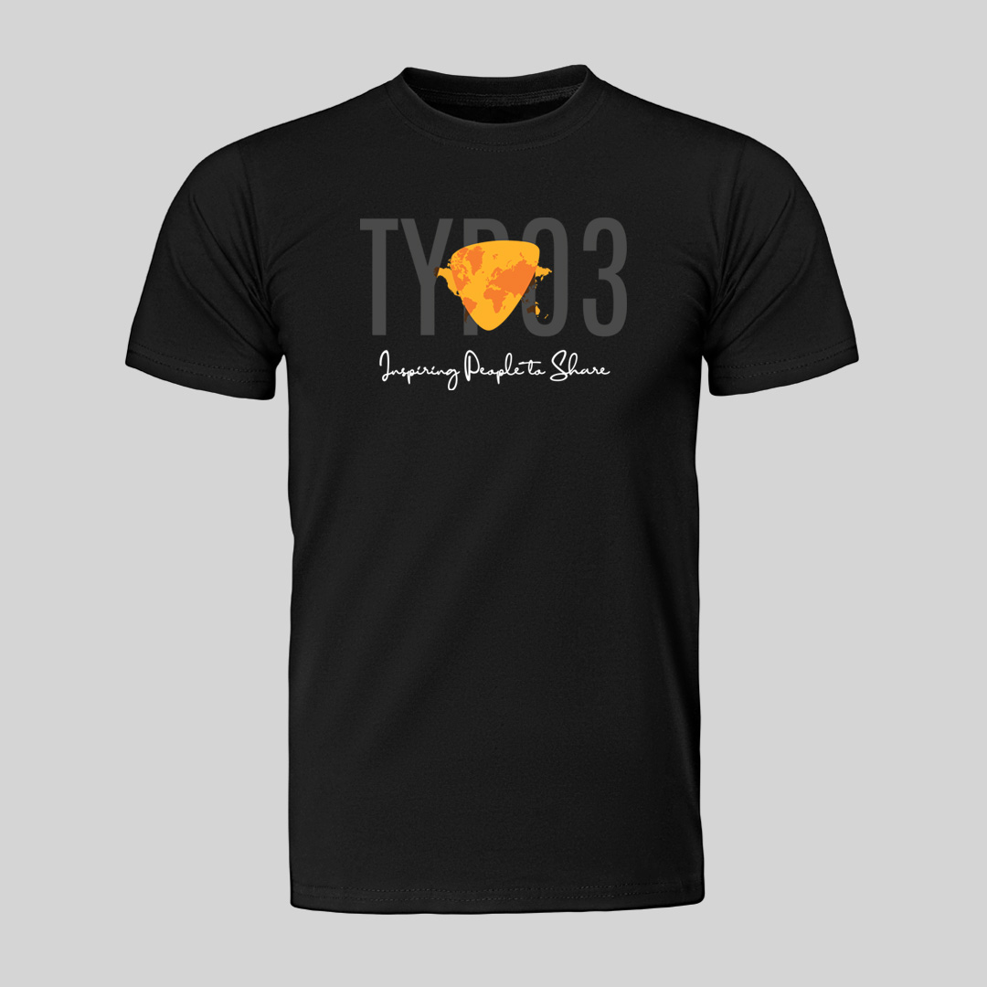 TYPO3 Unisex "T-Shirt Contest Winner 2022" (Black - Ltd. Edition)